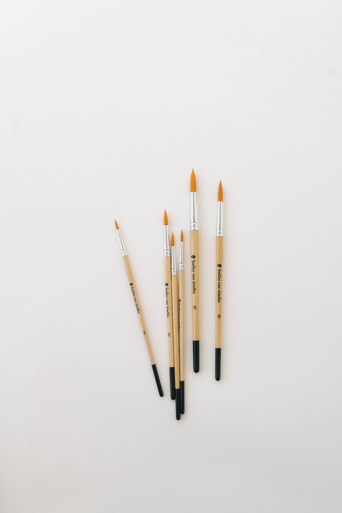 Round Tip Watercolor Brush Set (6 pieces)