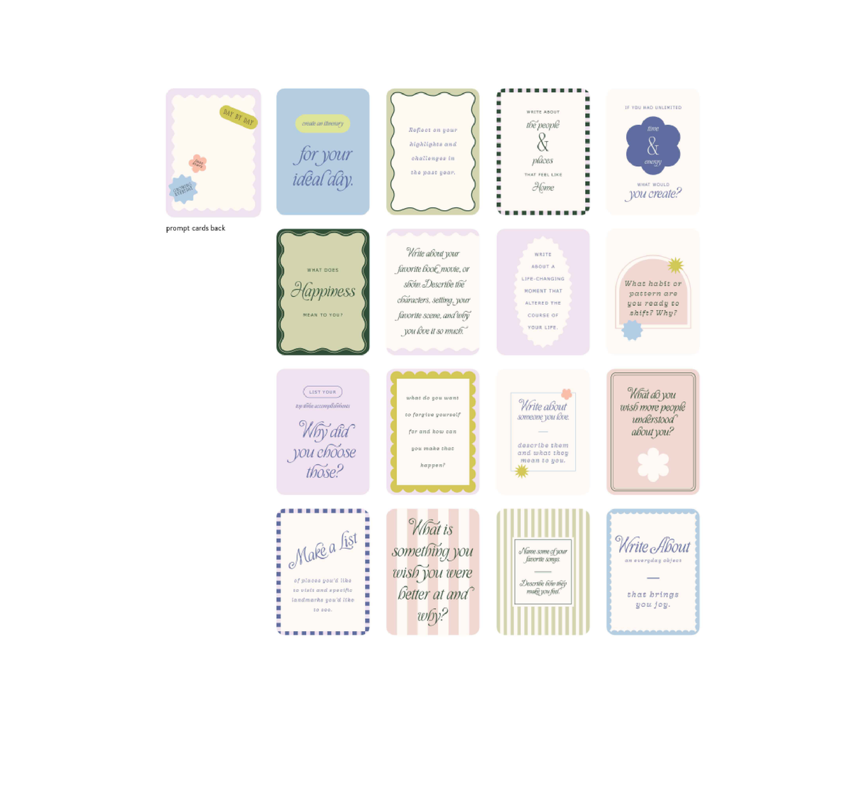 Pause and Reset Journal Folio with Prompt Cards