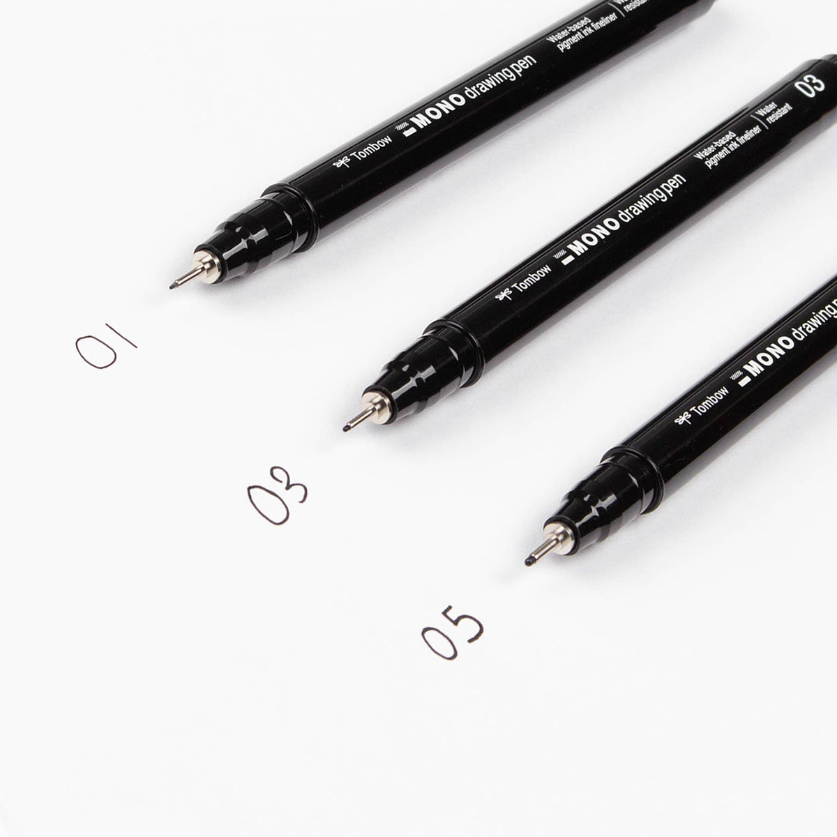 Black Drawing Pens - 3-Pack
