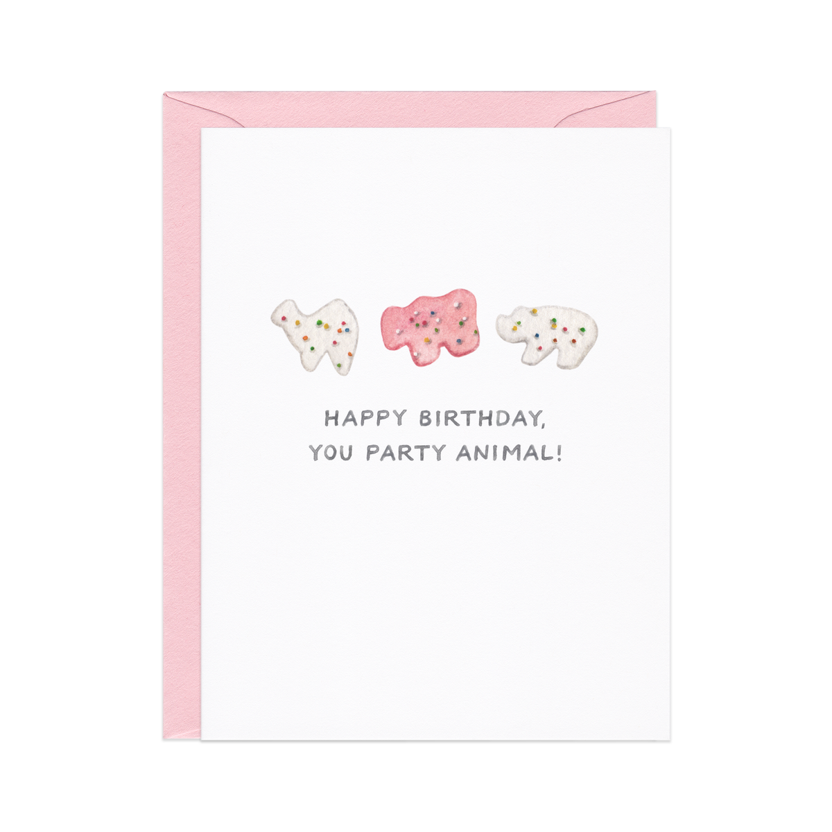 Party Animal Crackers Birthday Card