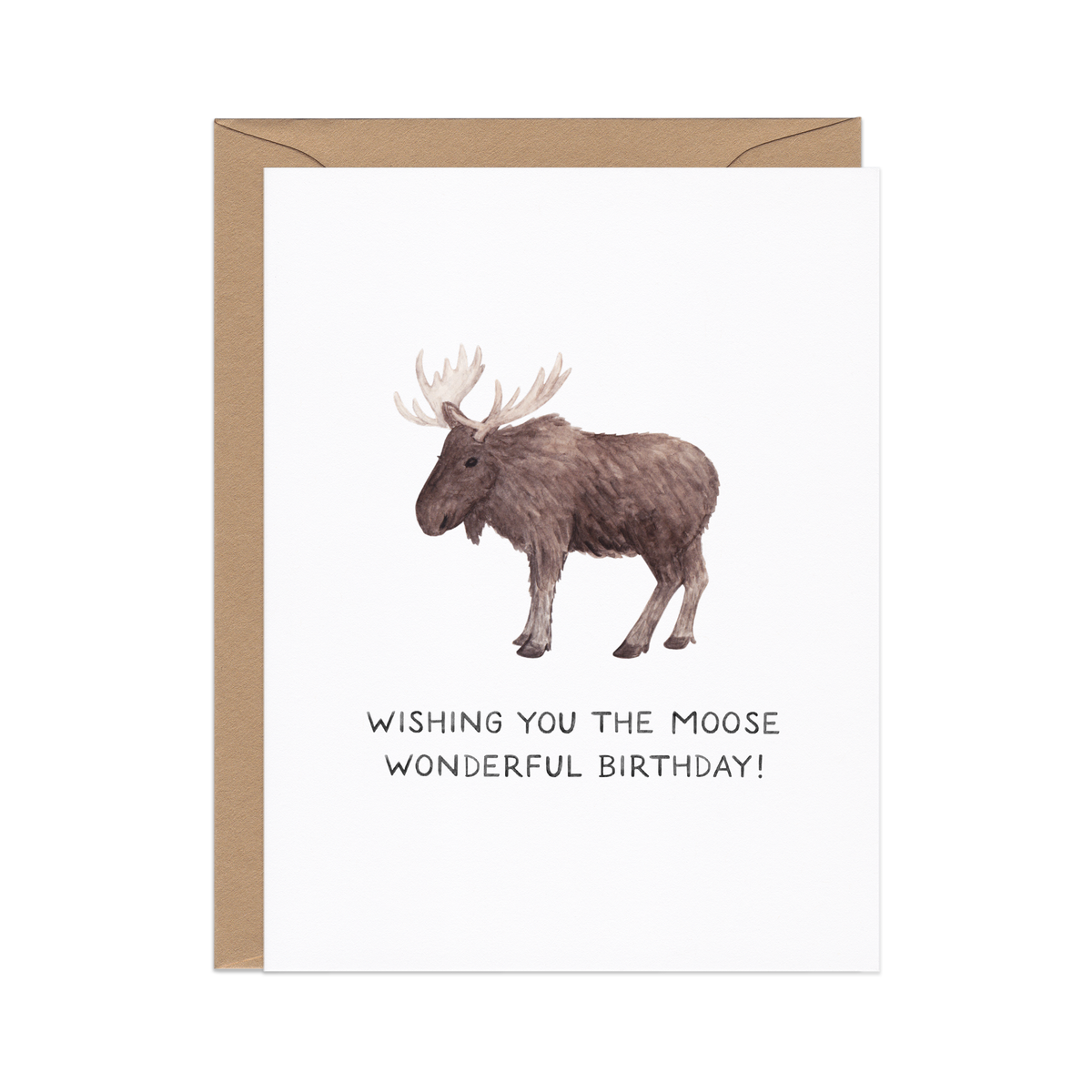 Moose Wonderful Birthday Card