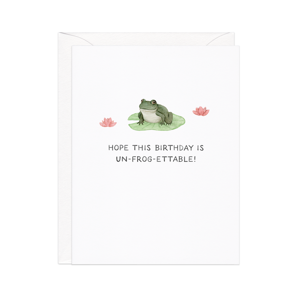 Un-frog-ettable Birthday Card