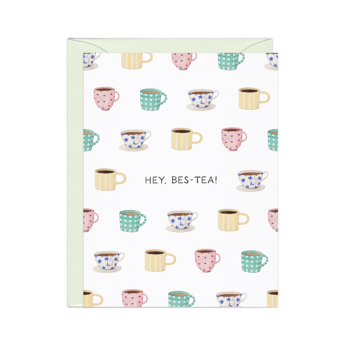 Hey Bes-tea Friendship Card