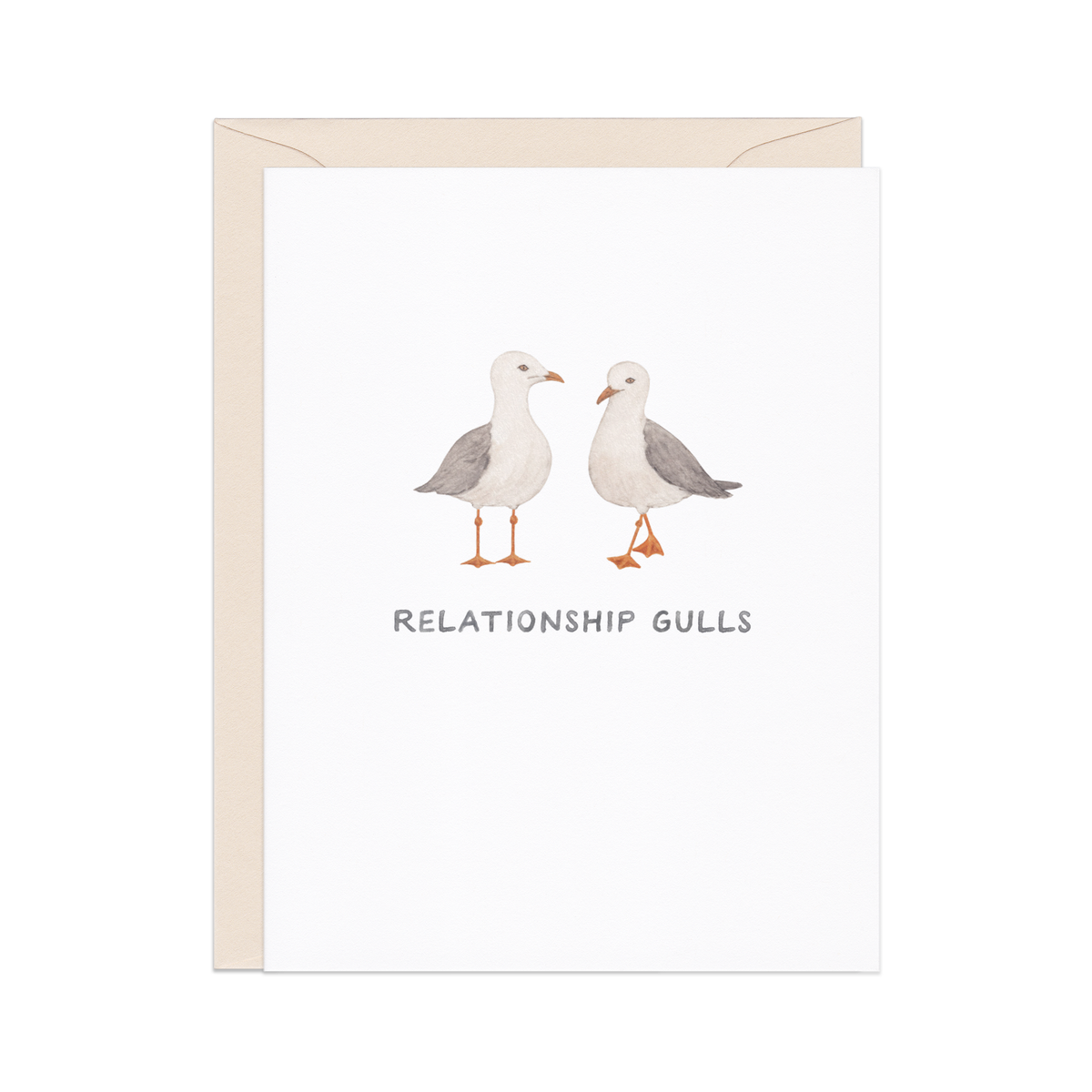 Relationship Gulls Love Card