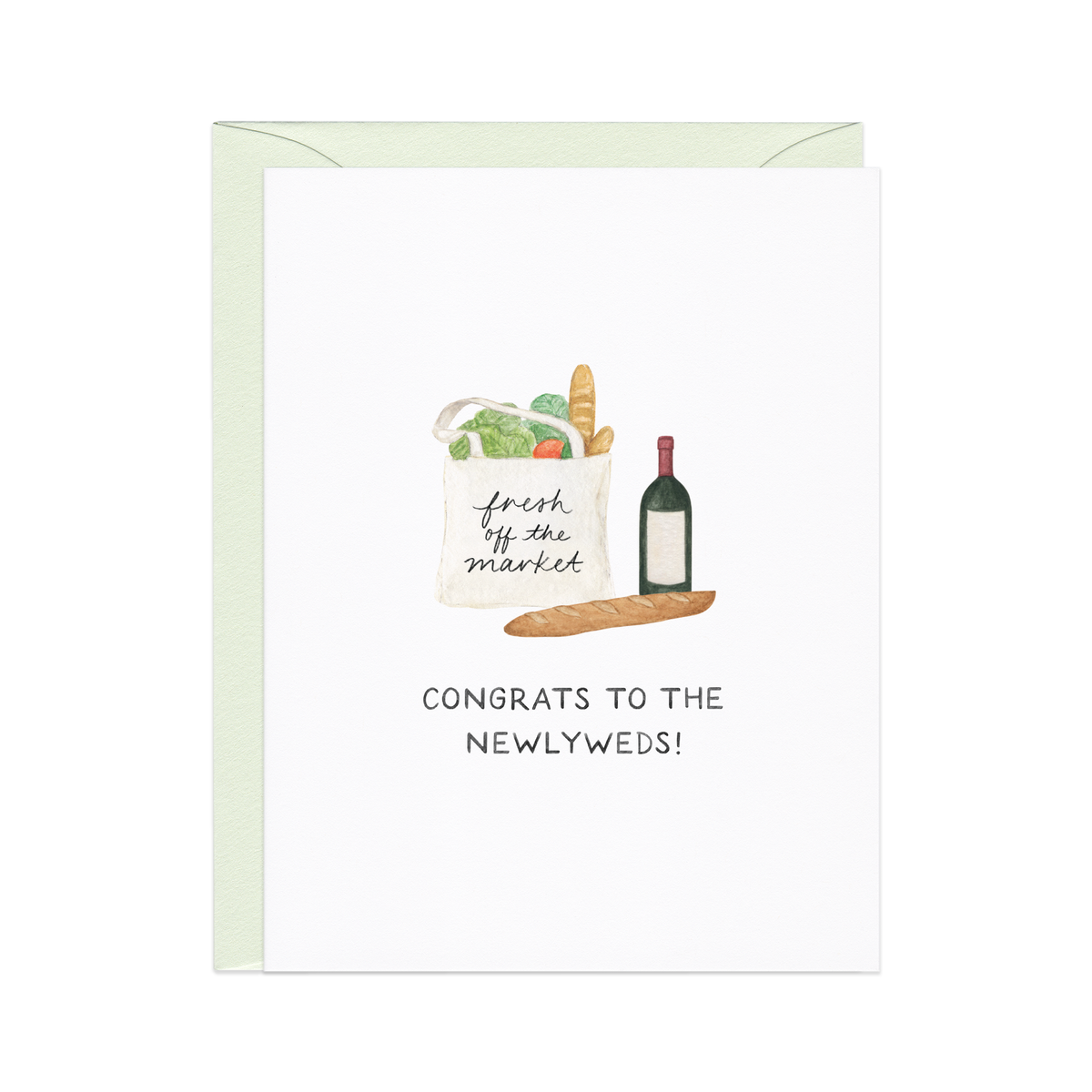 Fresh of the Market Wedding Card