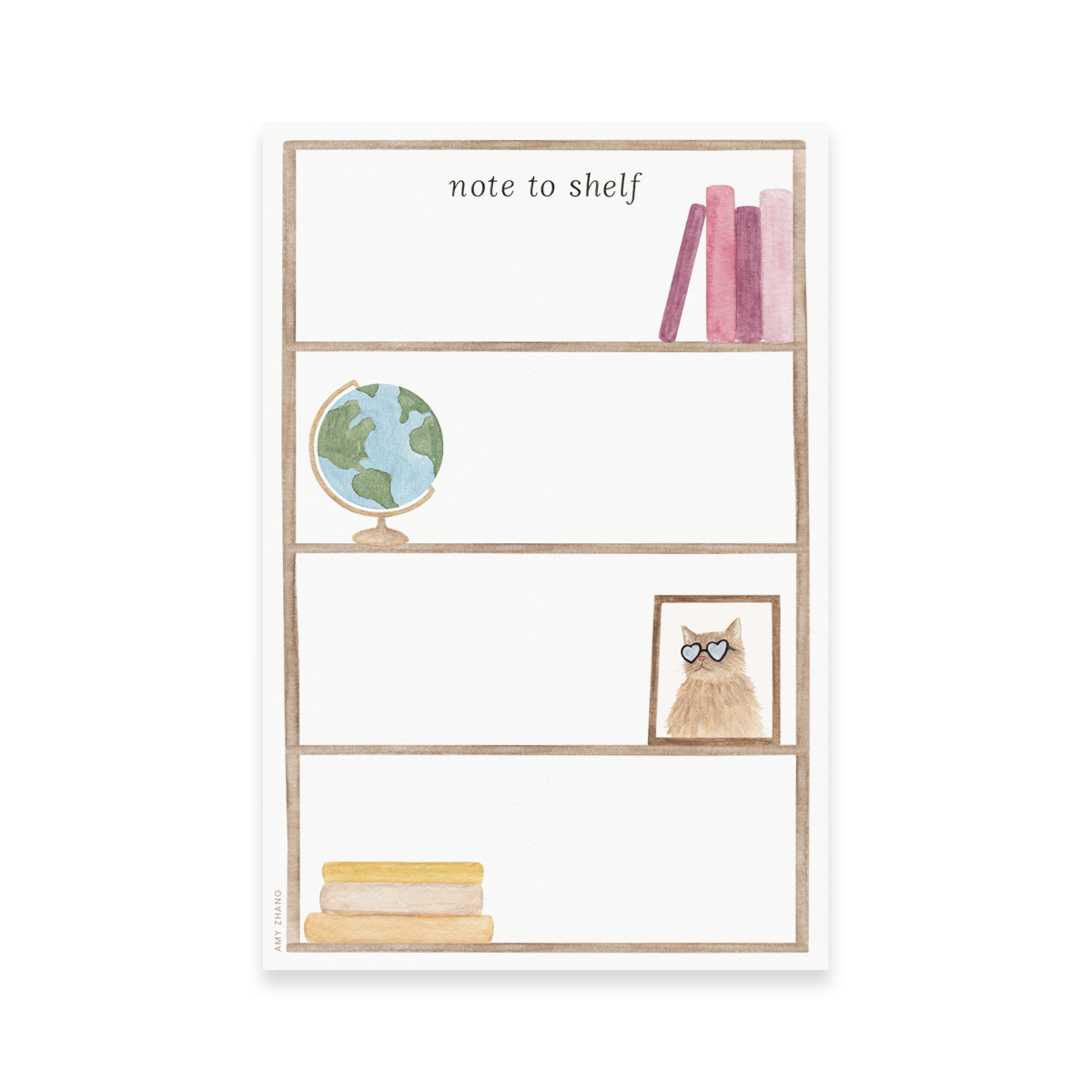 Note To Shelf Notepad