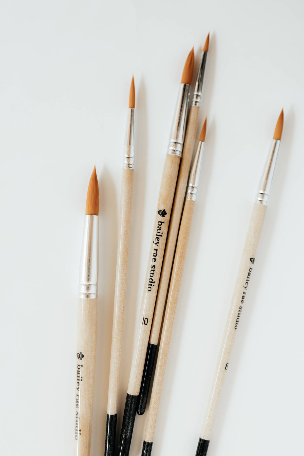Round Tip Watercolor Brush Set (6 pieces)