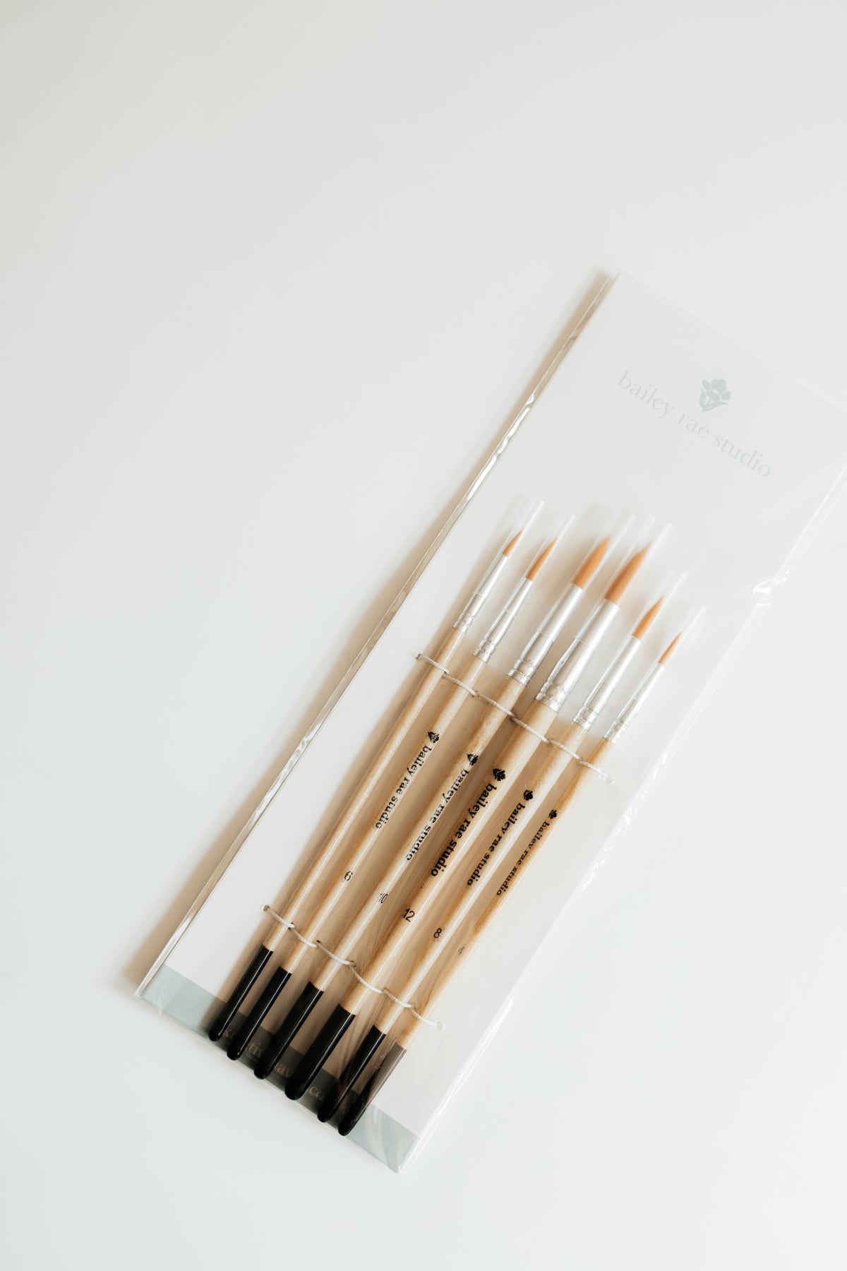 Round Tip Watercolor Brush Set (6 pieces)