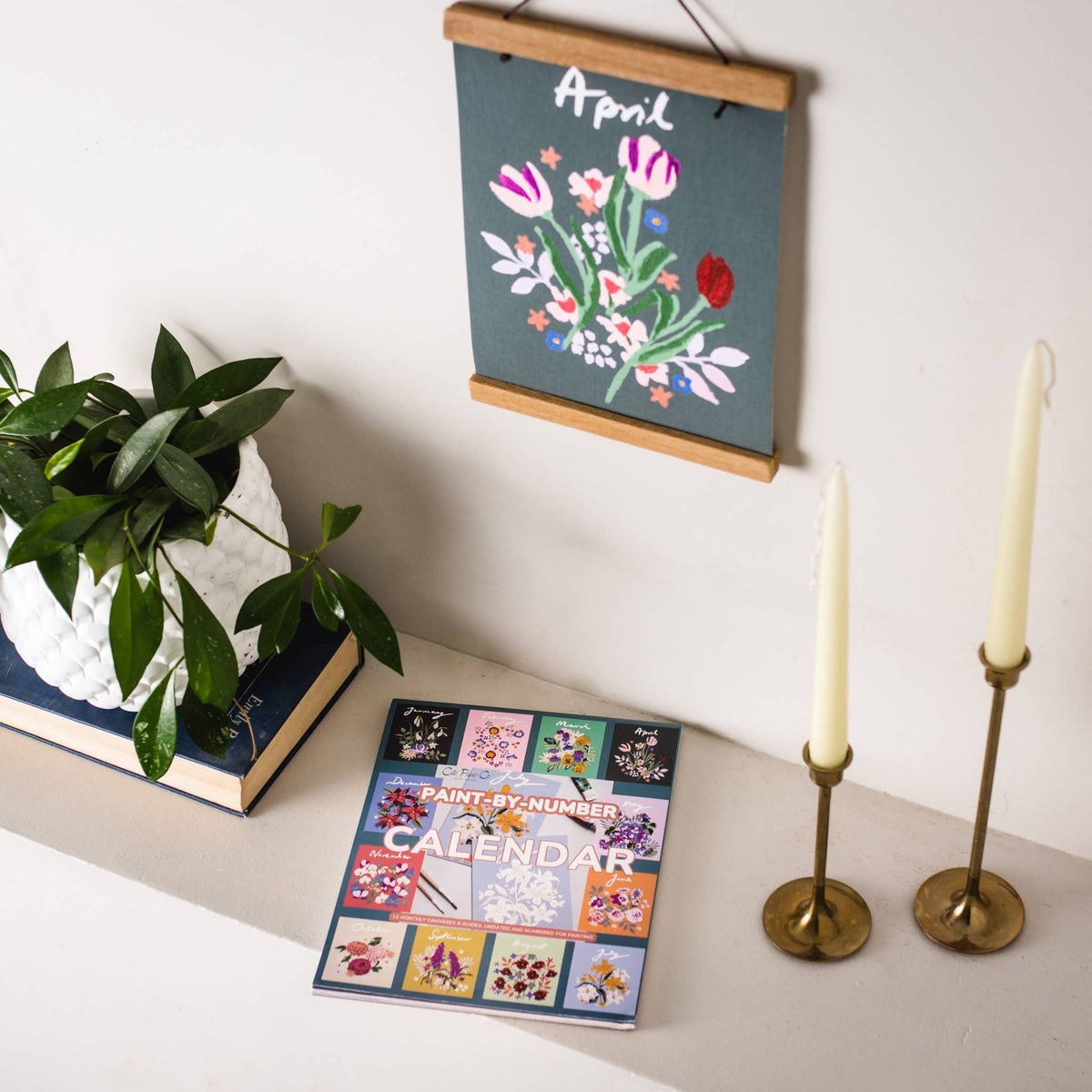 Paint-by-Number Calendar Kit (Undated)
