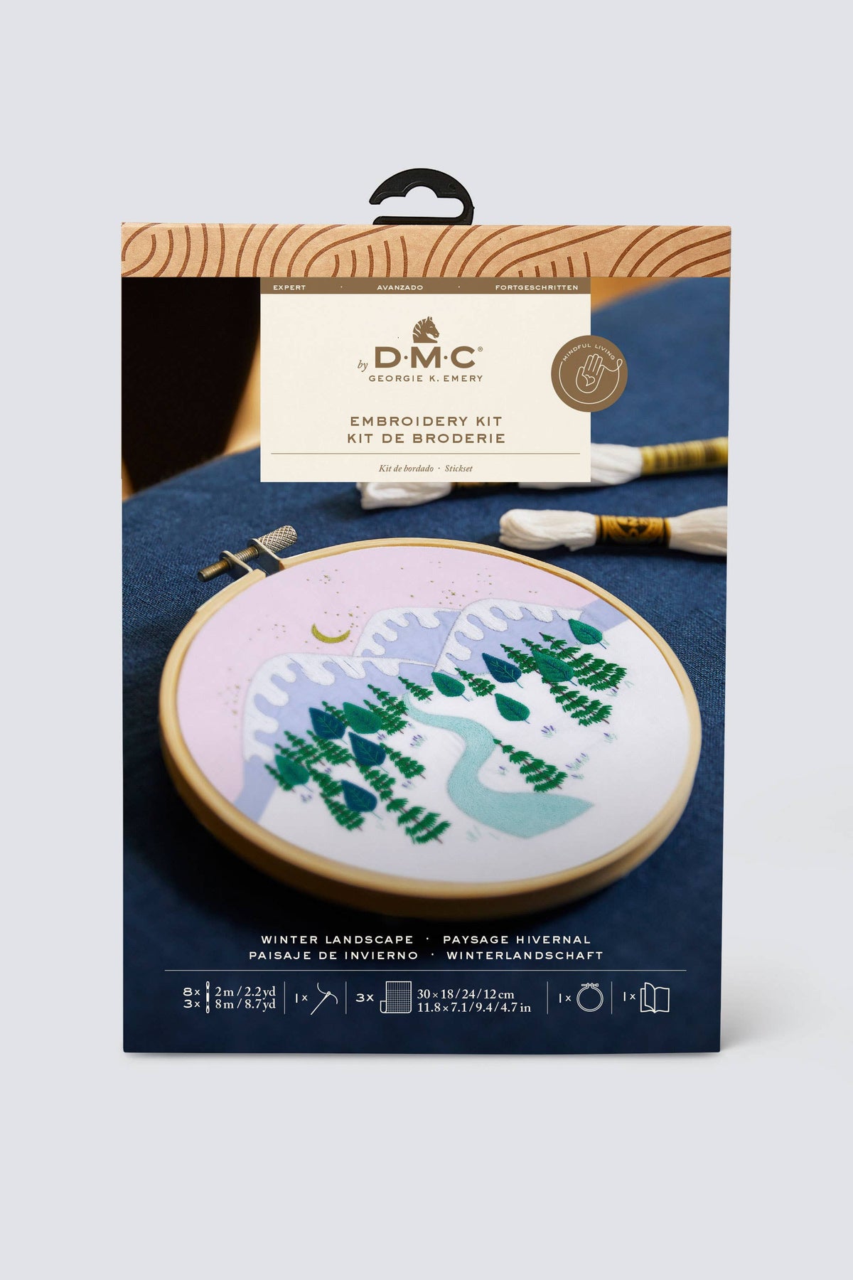 Winter Landscape Embroidery Kit