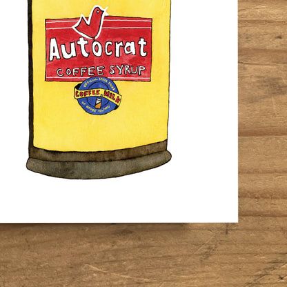 Autocrat Coffee Syrup Print (5x7)