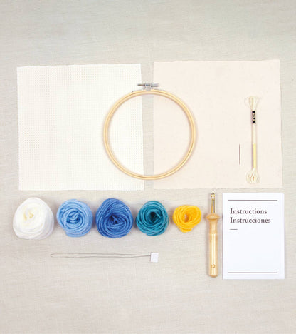 Ocean Punch Needle Kit