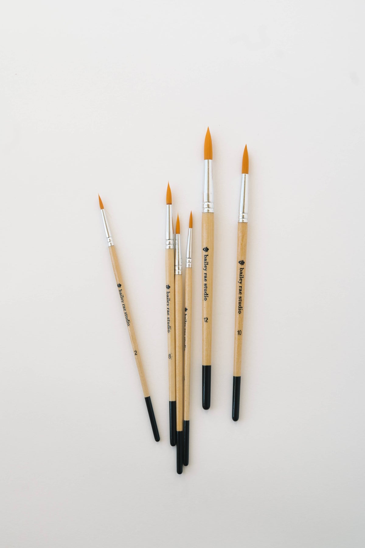 Round Tip Watercolor Brush Set (6 pieces)