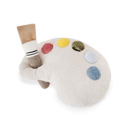 Paint Palette and Brush Enrichment Dog Toy