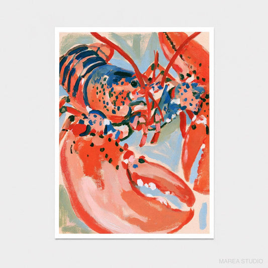 Lobster Art Print (8x10)