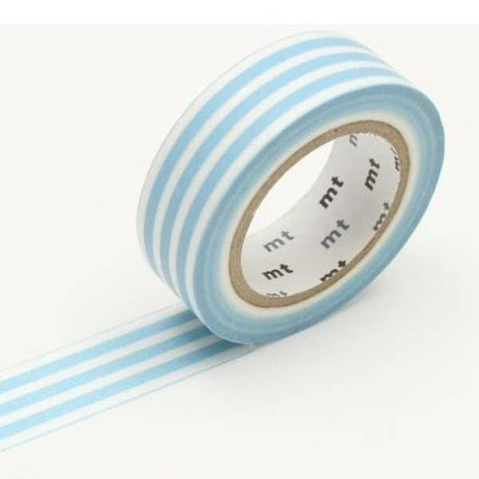 Blue Stripe Washi Tape Roll