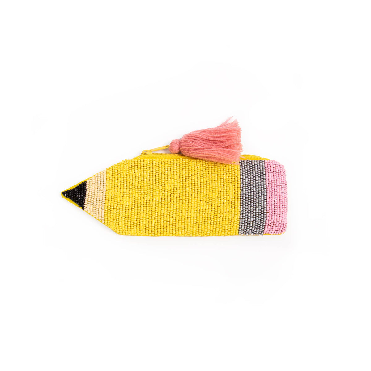 Pencil Beaded Clutch