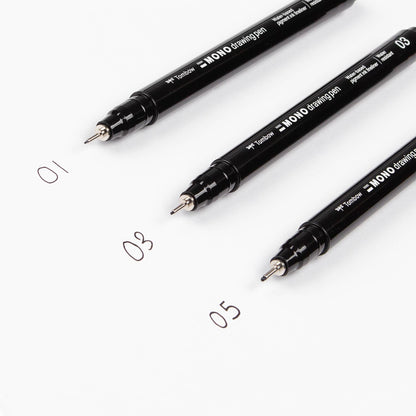 Black Drawing Pens - 3-Pack