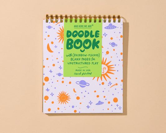 Constellation Letterpress Doodlebook (Unlined)