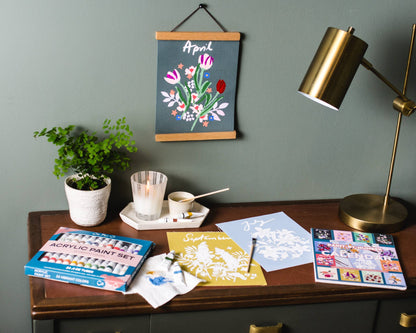 Paint-by-Number Calendar Kit (Undated)