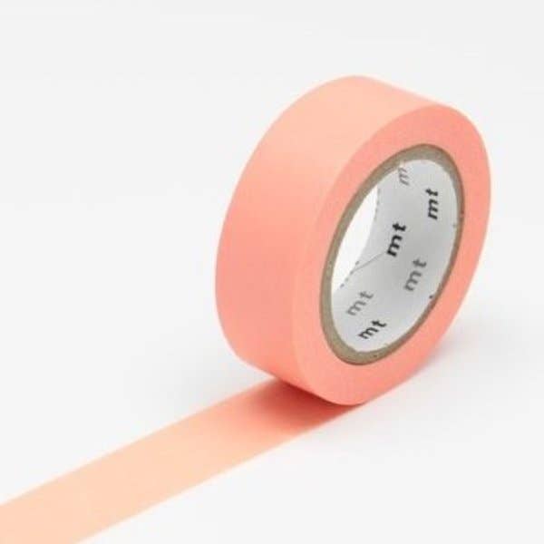 Salmon Pink Washi Tape Roll