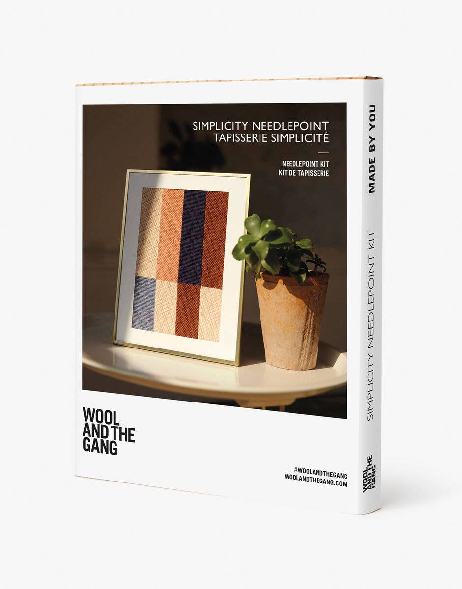 Wool and the Gang Color Block Needlepoint Kit