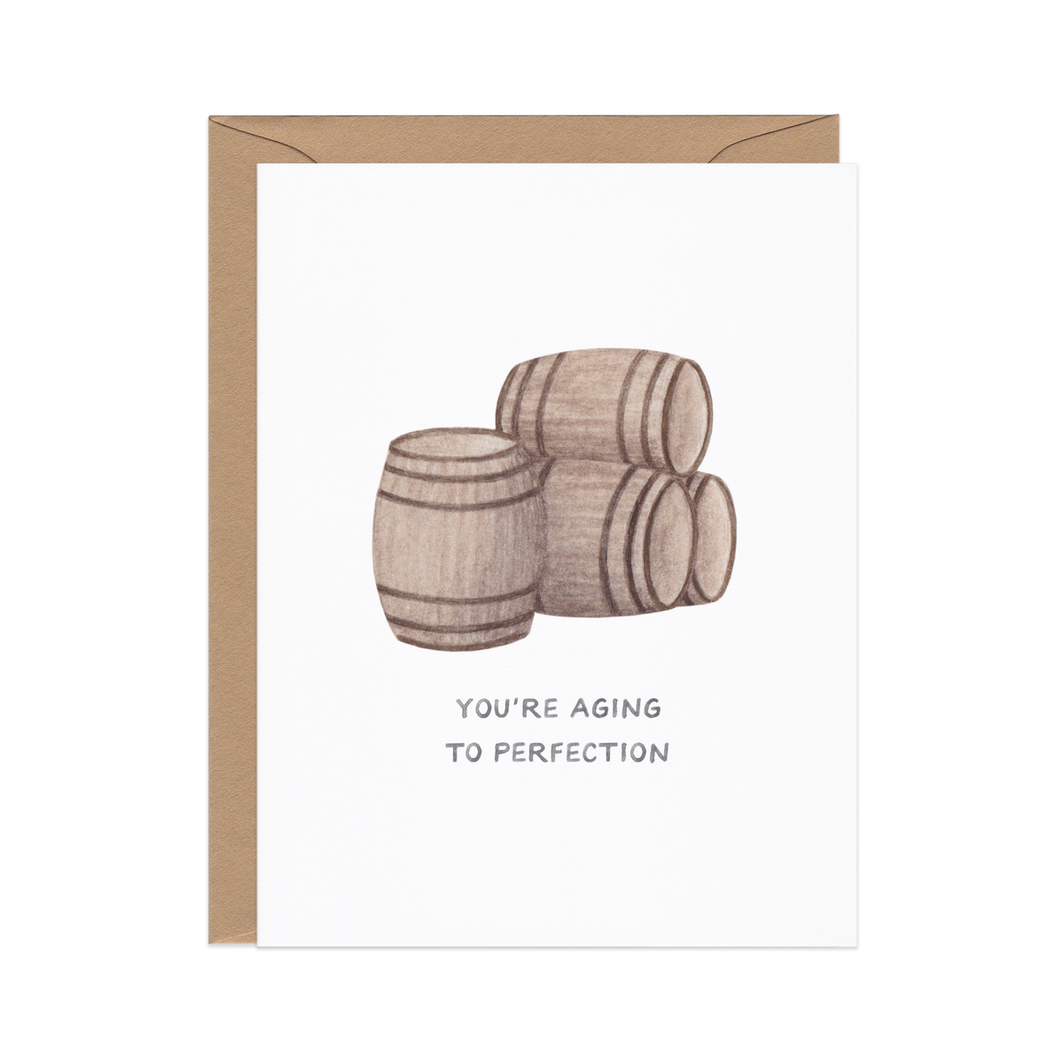 Aging to Perfection Birthday Card