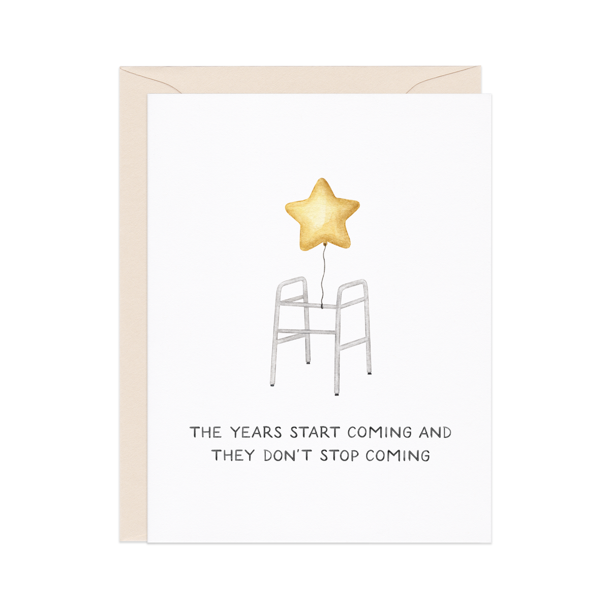 Years Start Coming Birthday Card