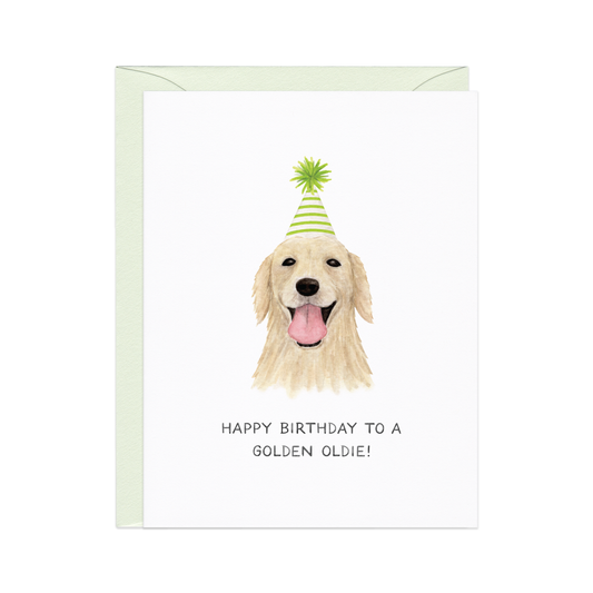 Golden Oldie Birthday Card