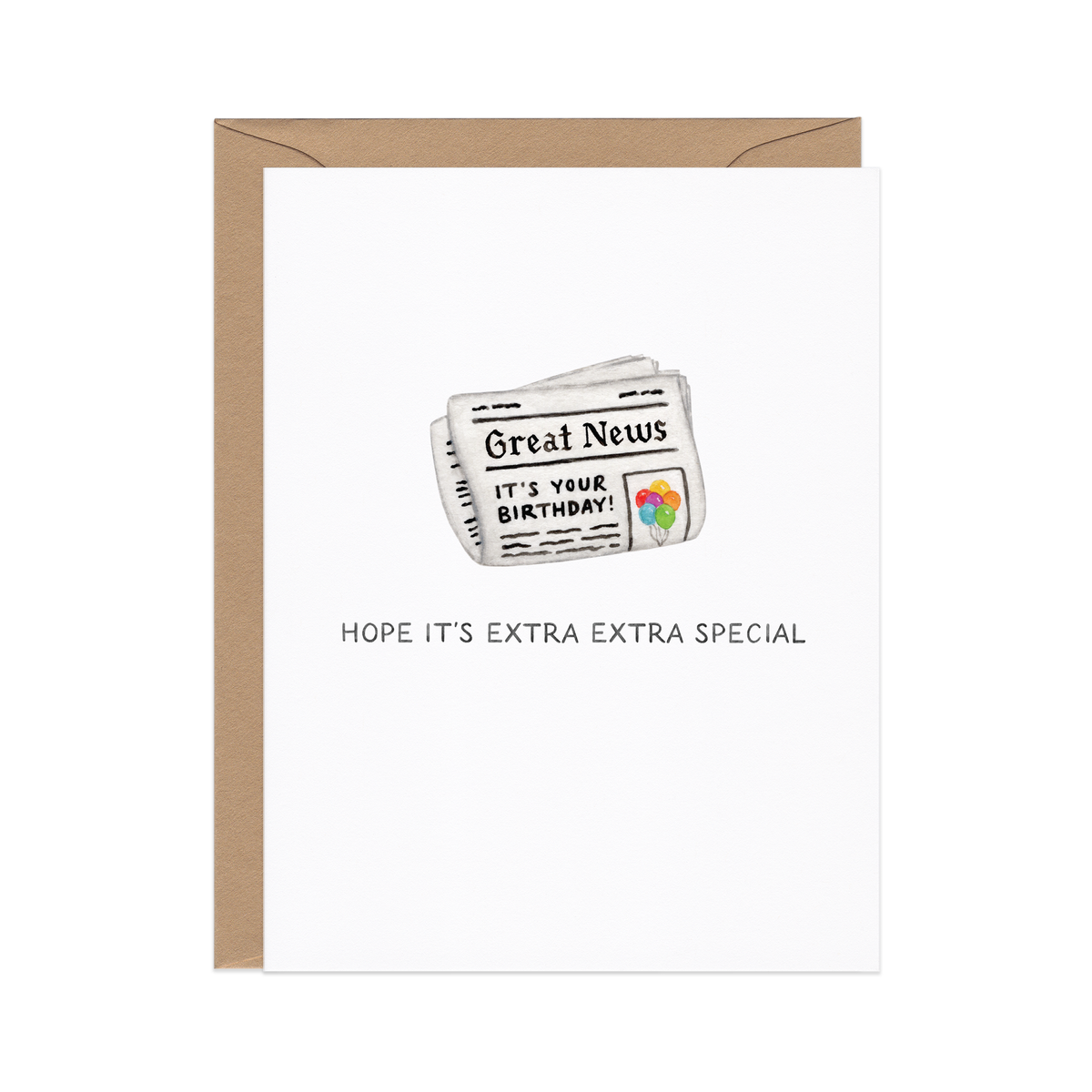 Extra Extra Special Birthday Card