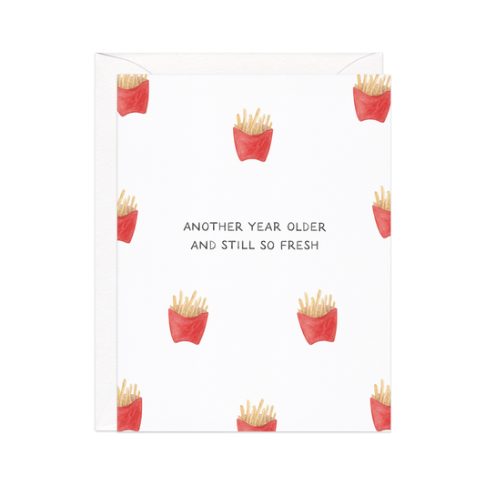 Fresh Fries Birthday Card