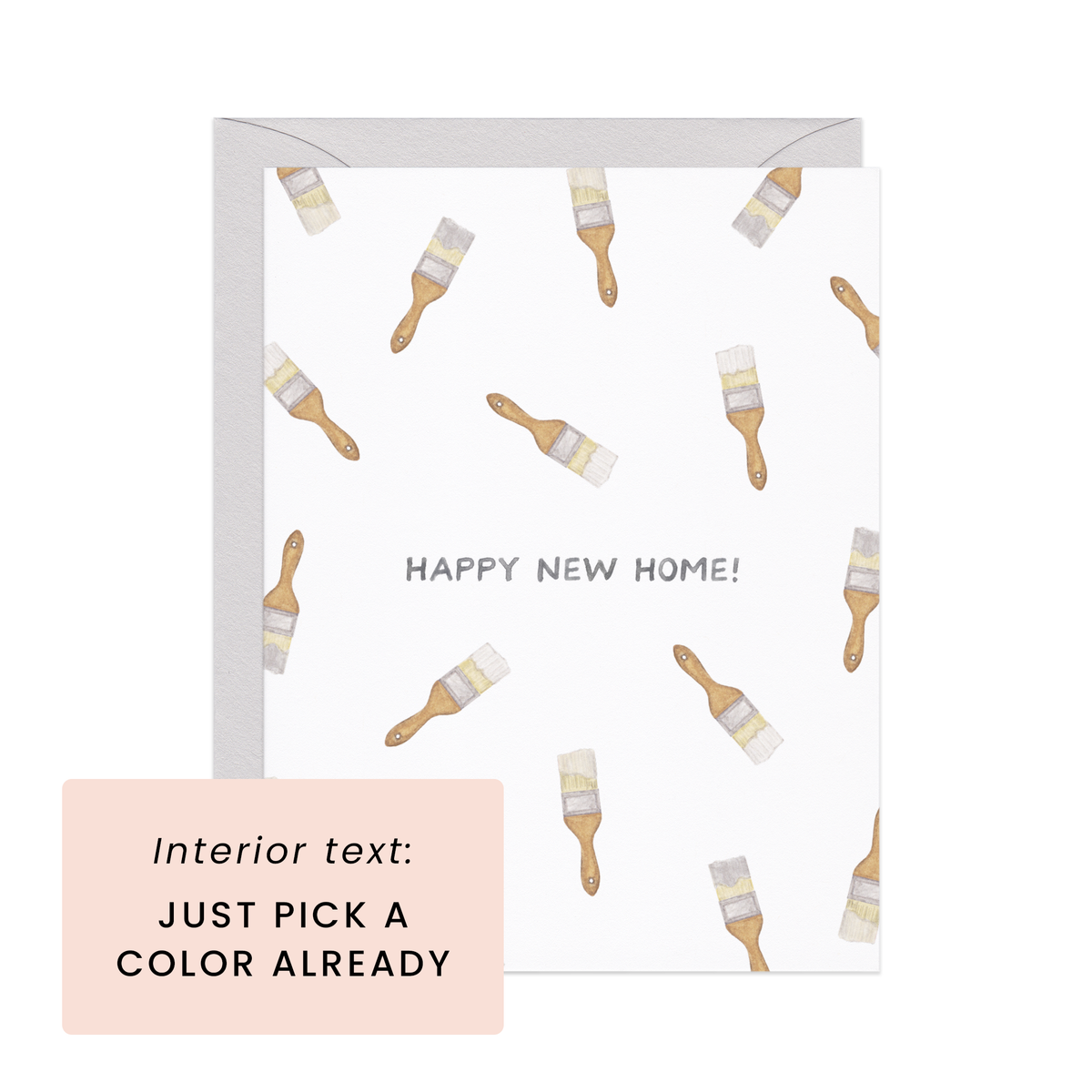 New Home Paints Congrats Card