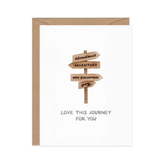 Love This Journey Congrats Card