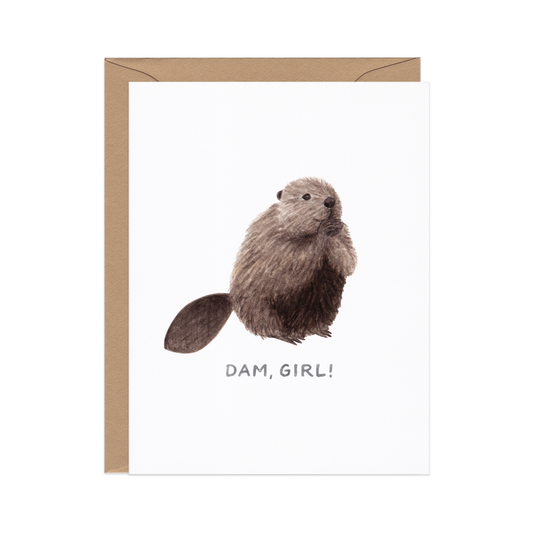 Dam Girl Friendship Card