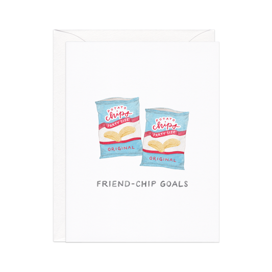 Friend-chip Goals Friendship Card