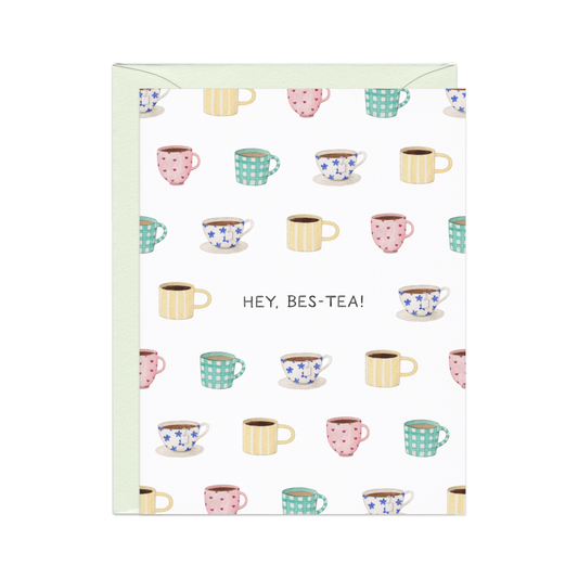 Hey Bes-tea Friendship Card