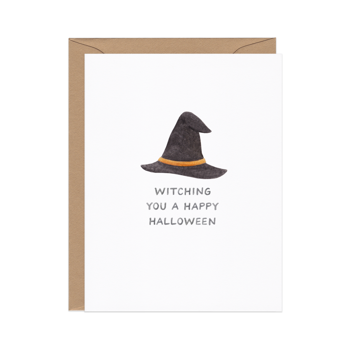Witch Hat Halloween Card