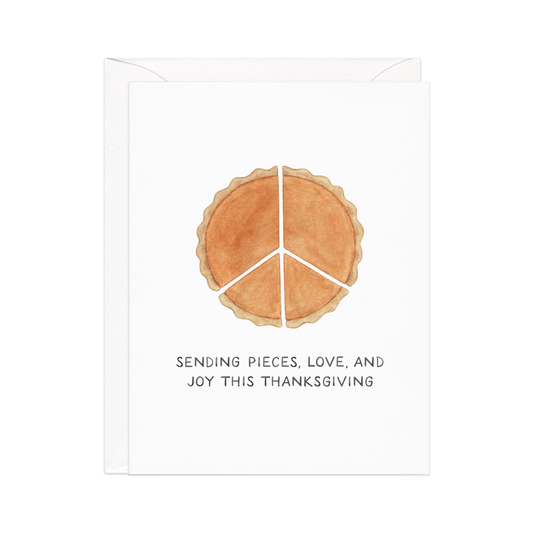 Pieces Love Joy Thanksgiving Card
