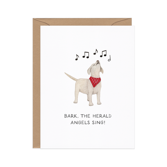 Herald Angels Bark Christmas Card