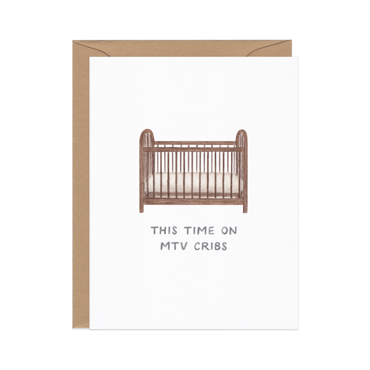 MTV Cribs New Baby Card