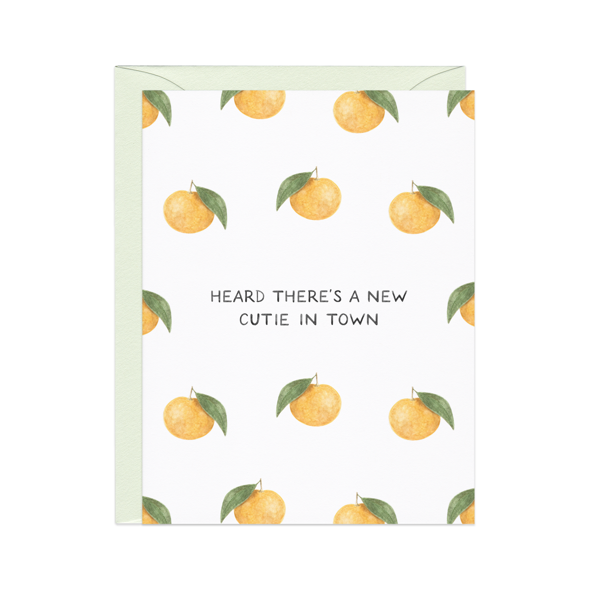 New Cutie in Town Baby Card