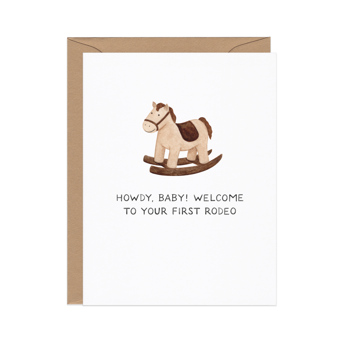 First Rodeo Baby Card