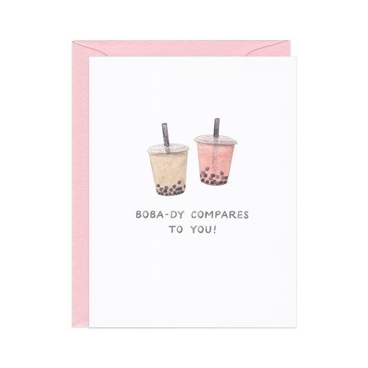 Boba-dy Compares Love Card
