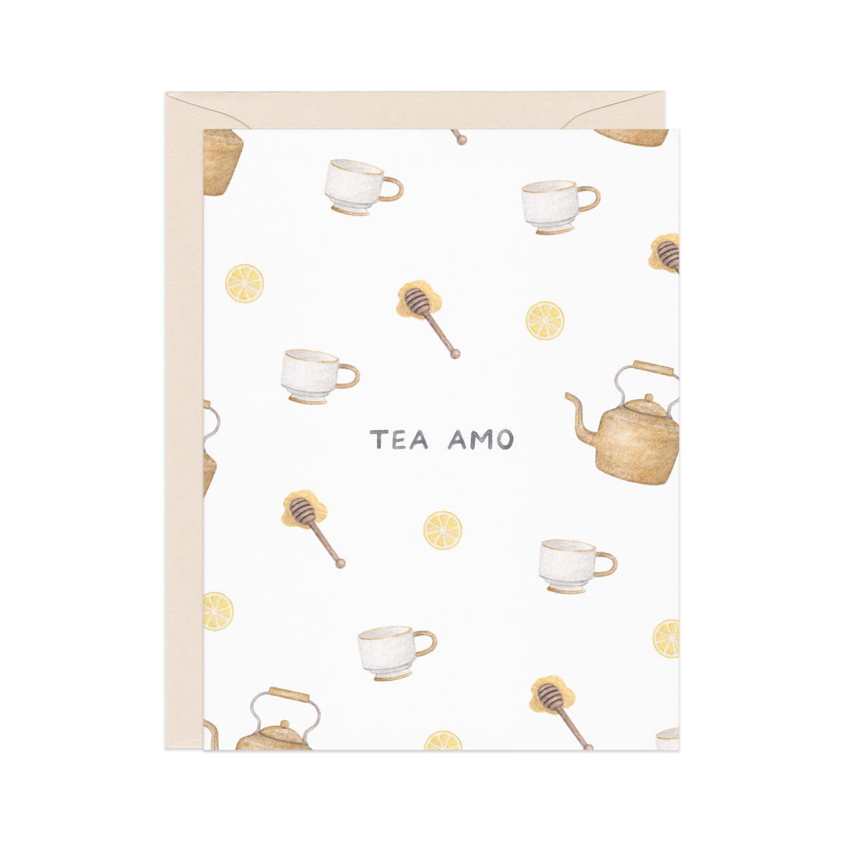 Tea Amo Spanish Love Card