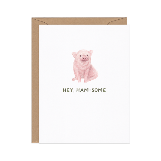 Hey Ham-some Love Card