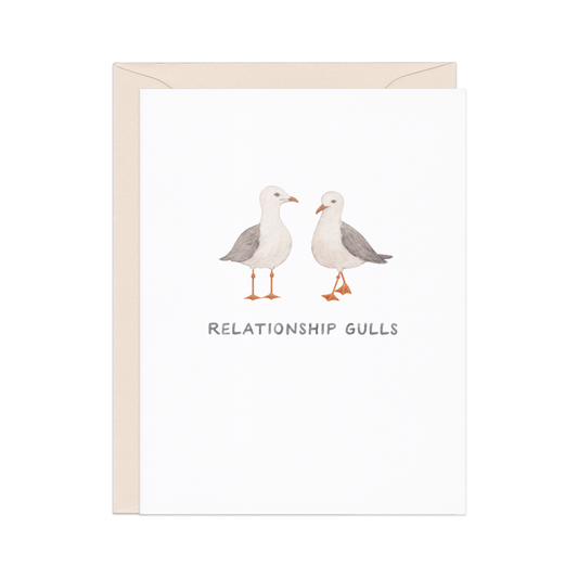 Relationship Gulls Love Card