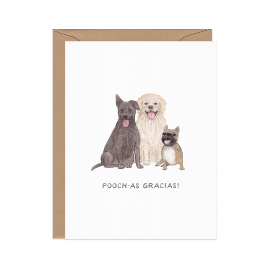 Pooch-as Gracias Thanks Card