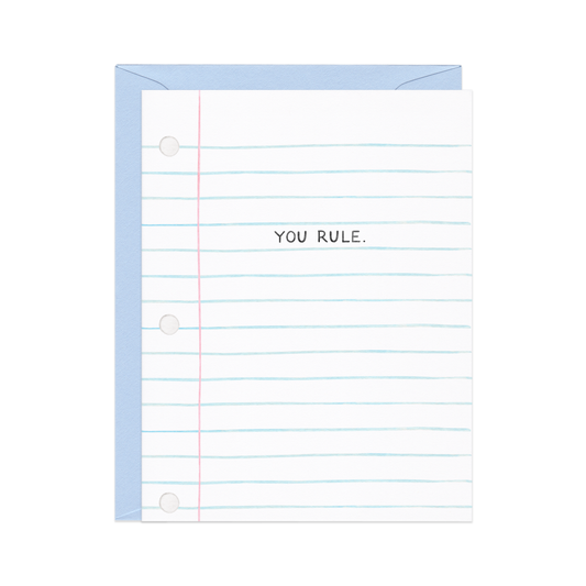 You Rule Thanks Card