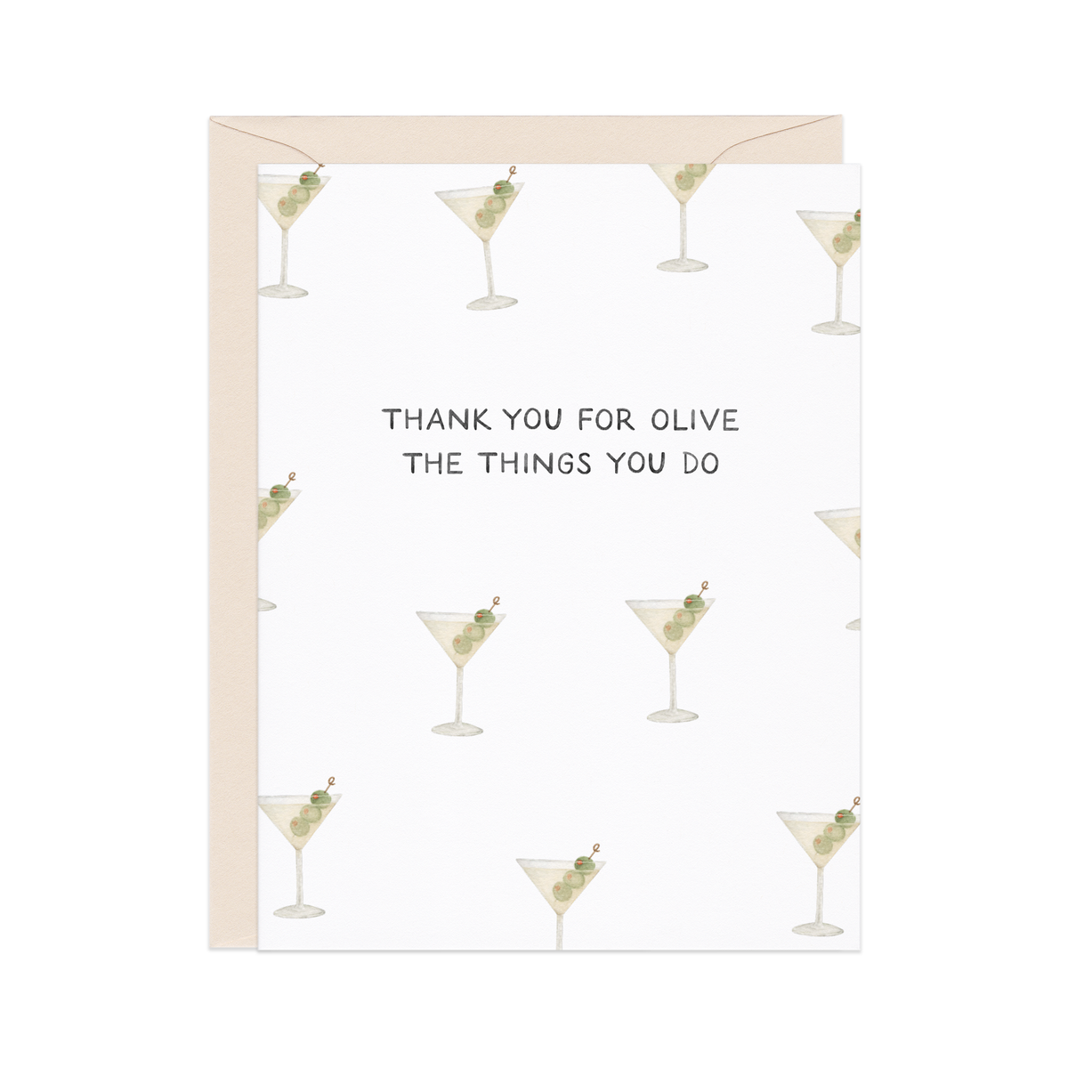 Olive the Things Thanks Card