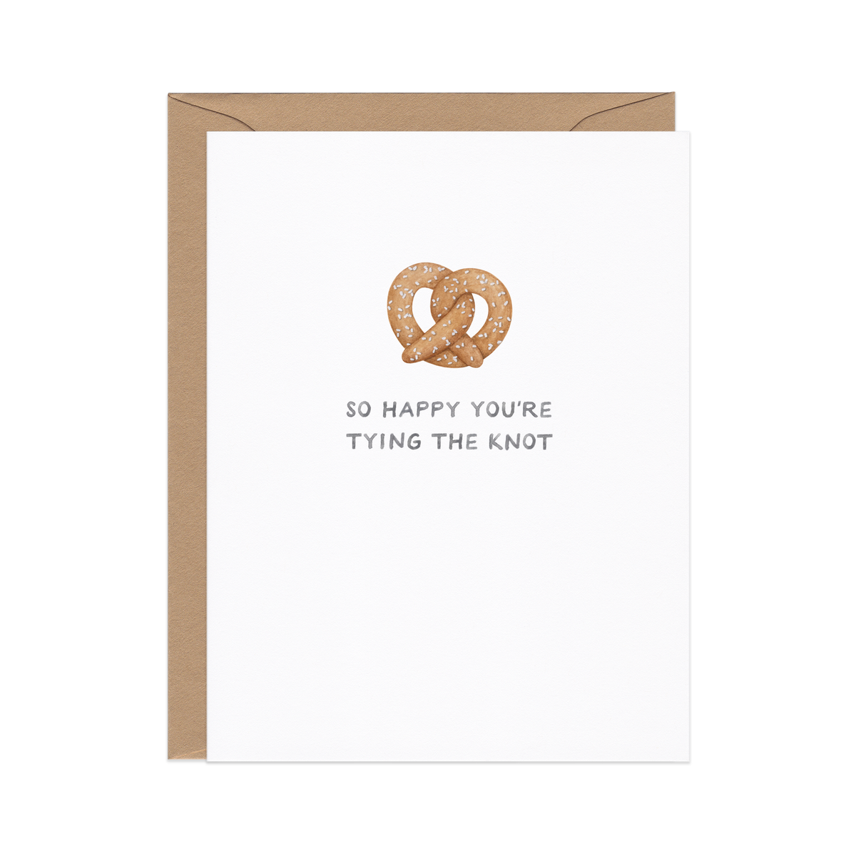 Tying the Knot Wedding Card